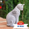 Fund 30 Meals for $15.00 and Get A FREE Loved Cat Angel Memorial Statue