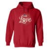 Patriotic Love Hoodie Red