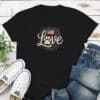 Patriotic Love Standard Tee Black