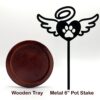 Fund 50 Meals for $25.00 and Get A FREE Heavenly Paws: ‘Sometimes God Sends Angels’ Wooden Sign and Forever in My Heart Cat Paw Wing Garden Pot with Angel Wing Photo Stake - Image 12
