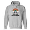 Your Love Lives On With Me Hoodie Heather Grey