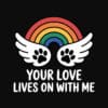 Your Love Lives On With Me Standard Tee Black - Image 2