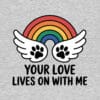 Your Love Lives On With Me Standard Tee Heather Grey - Image 2