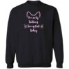 I’m Only Talking To My Cat Today Sweatshirt Black