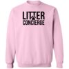 Litter Concierge  Sweatshirt Light Pink