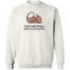 Cats And Wine Sweatshirt White