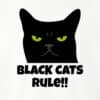 Black Cats Rule!! Standard Tee White - Image 2