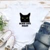 Black Cats Rule!! Standard Tee White