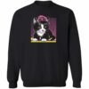 Cats Rule Dogs Drool Sweatshirt Black