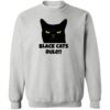 Black Cats Rule!! Sweatshirt Heather Grey