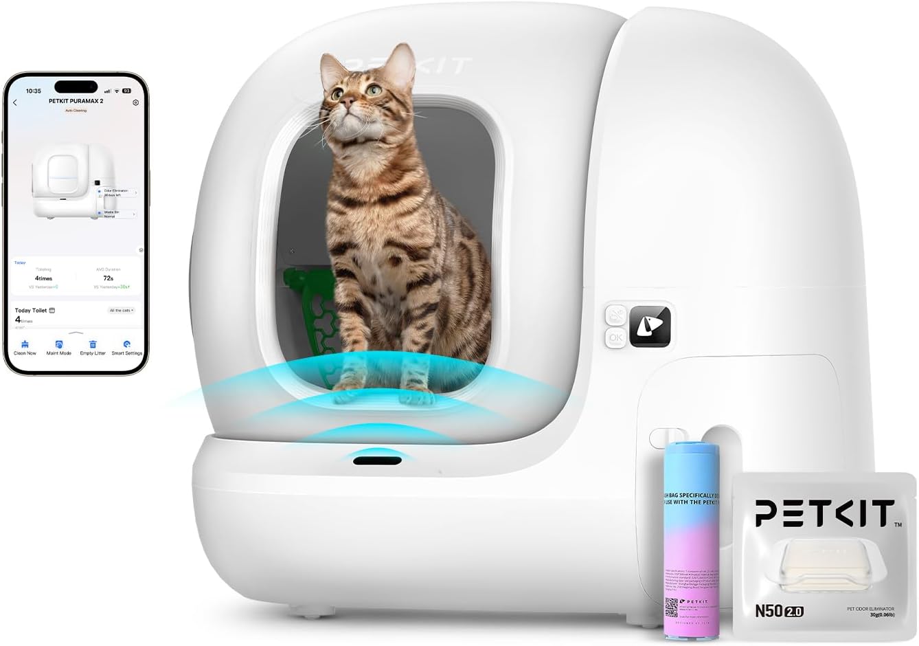 self-cleaning cat litter box