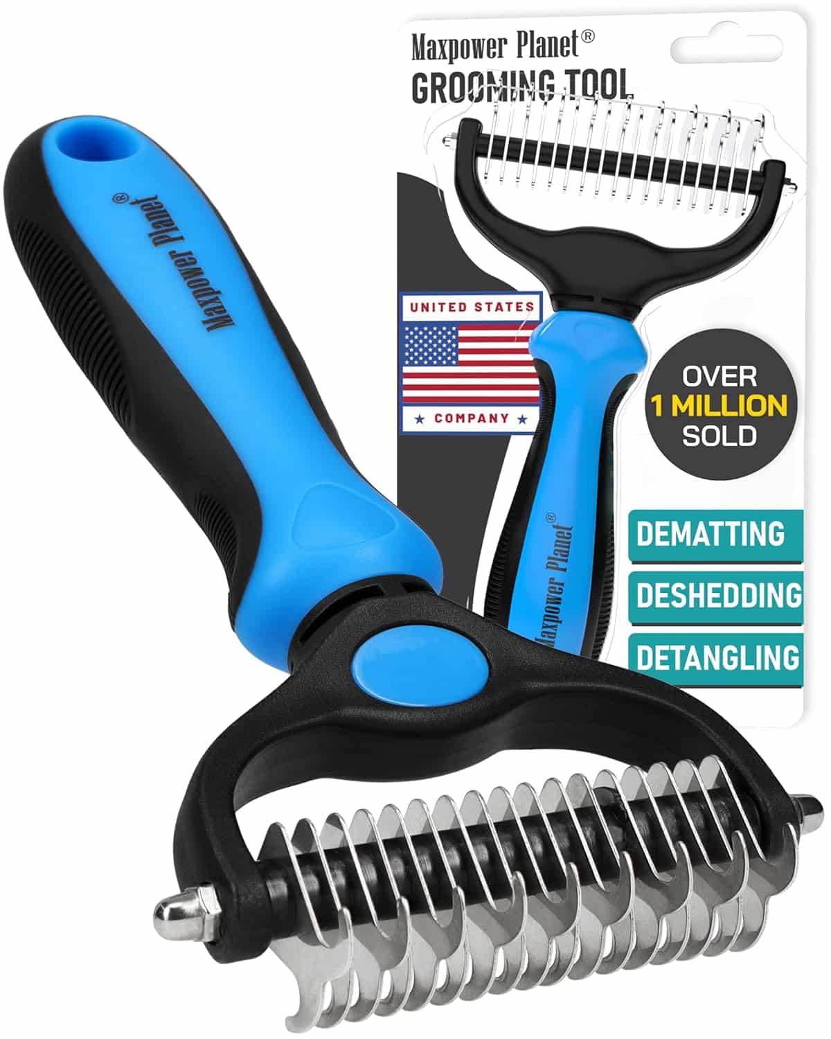Rake grooming tool for cats