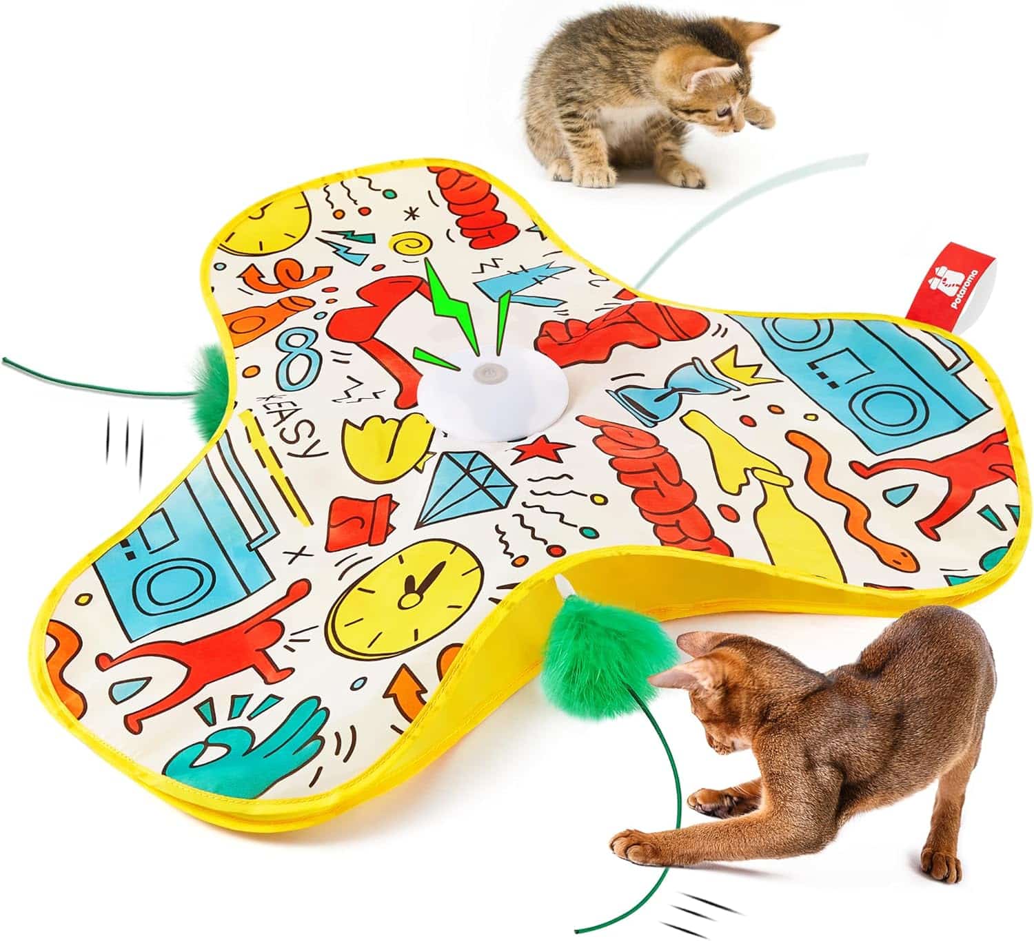 Potaroma Interactive Hide-and-Seek Feather Toy