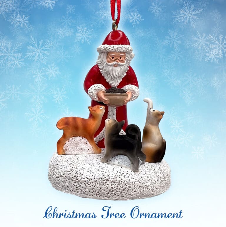 Santa’ s Light Of Hope- A Cat’s Christmas Wish Collectible Ornament