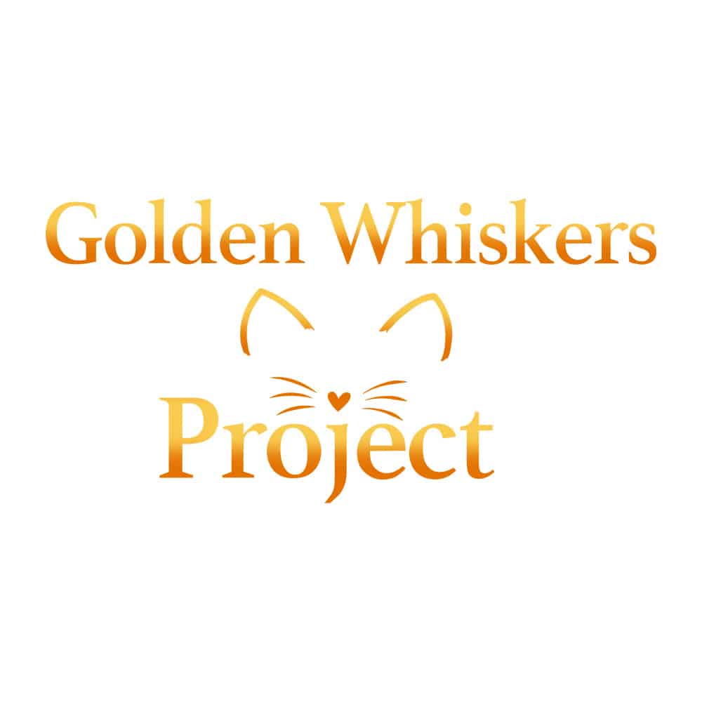Golden Whiskers Project Golden Face Standard Tee White - Help Save a Senior Cat - Image 2