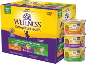 
Wellness Complete Health Pate Variety Pack Adult Canned Wet Cat Food