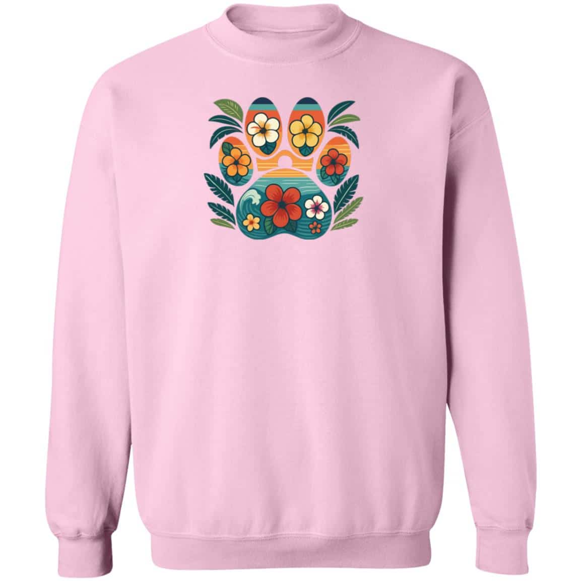 Aloha Paw Sweatshirt Light Pink