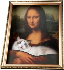 Themed Cardboard Cat House with Scratcher