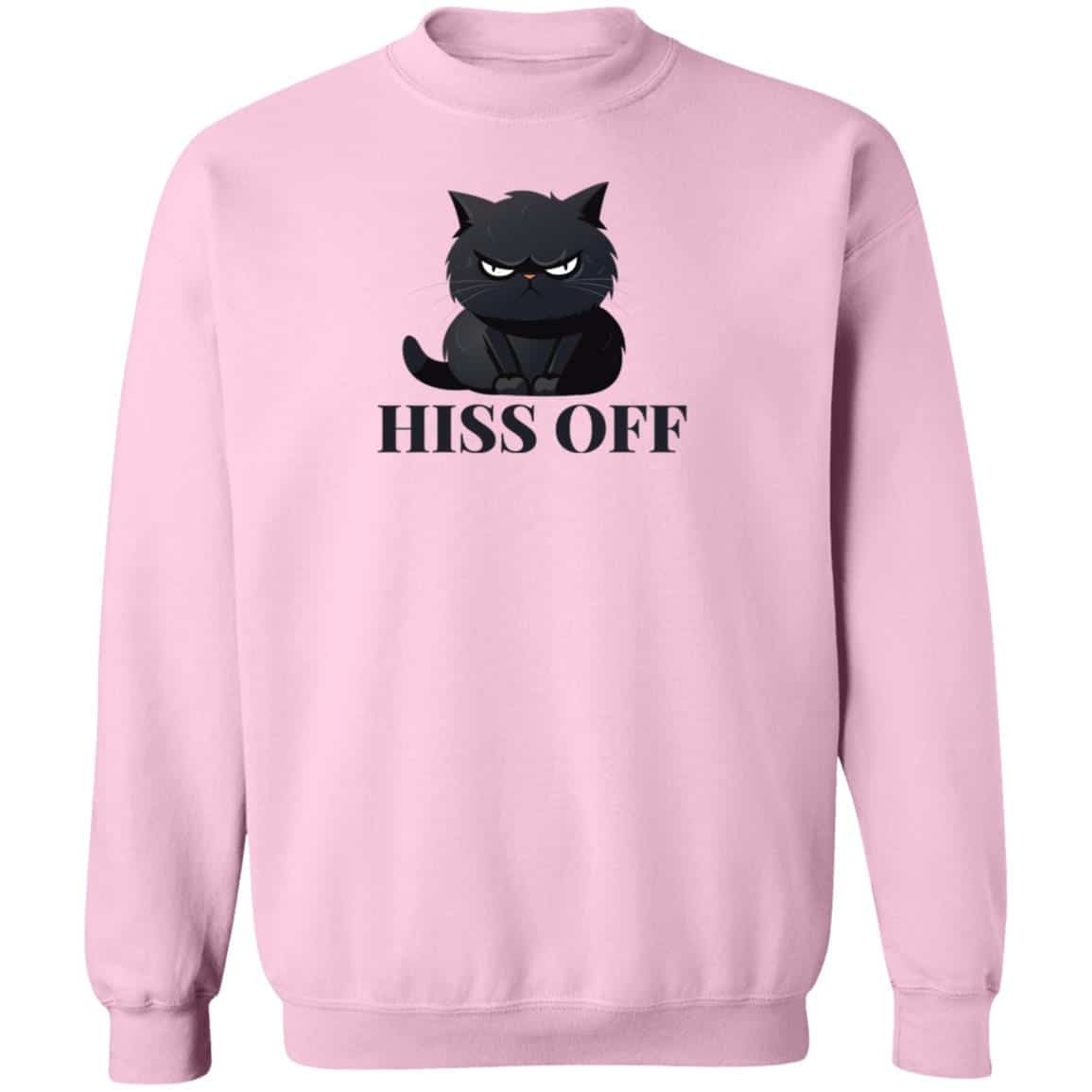 Hiss Off Sweatshirt Light Pink