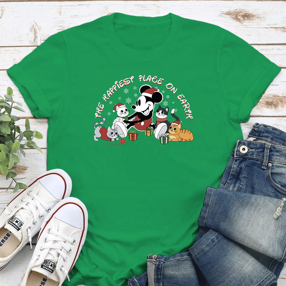 Happiest Place On Earth Holiday Standard Tee Irish Green