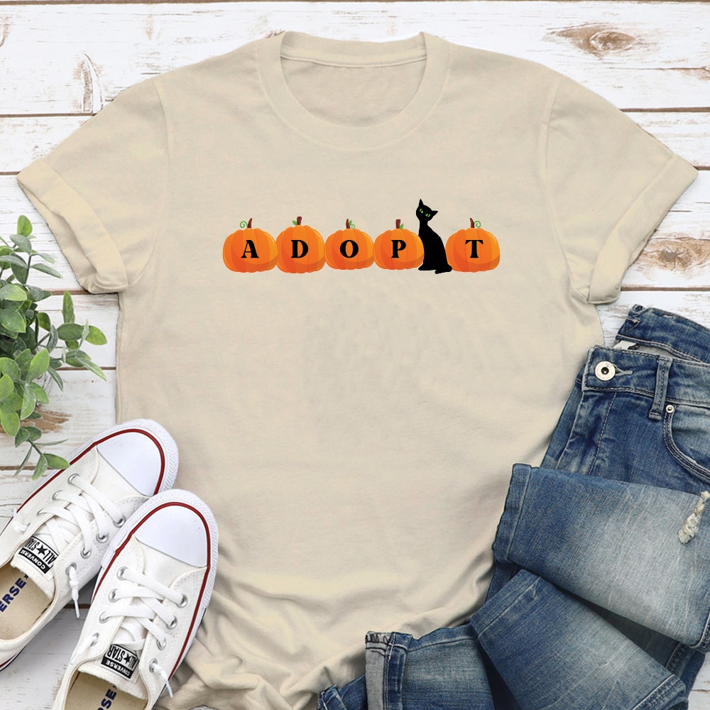Adopt Pumpkins Standard Tee Tan