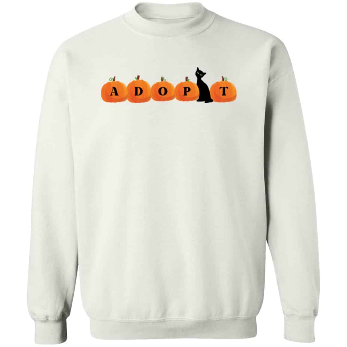 Adopt Pumpkins Sweatshirt White