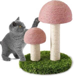 Cat Scratching Post - Mushroom Cat Scratcher 