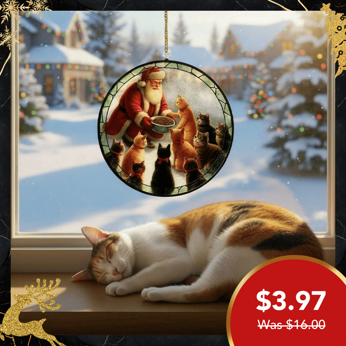 Santa’s Light Of Hope Suncatcher