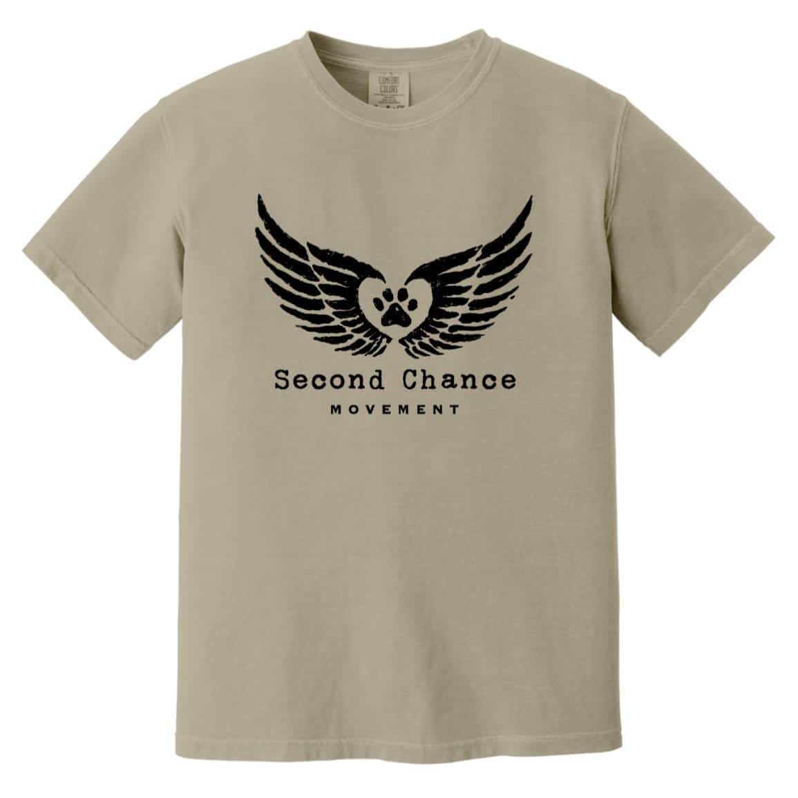 Comfort Colors Second Chance Movement Vintage Washed Tee - Sandstone