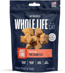 Whole Life Cat Just One Salmon Freeze Dried Cat Treats
