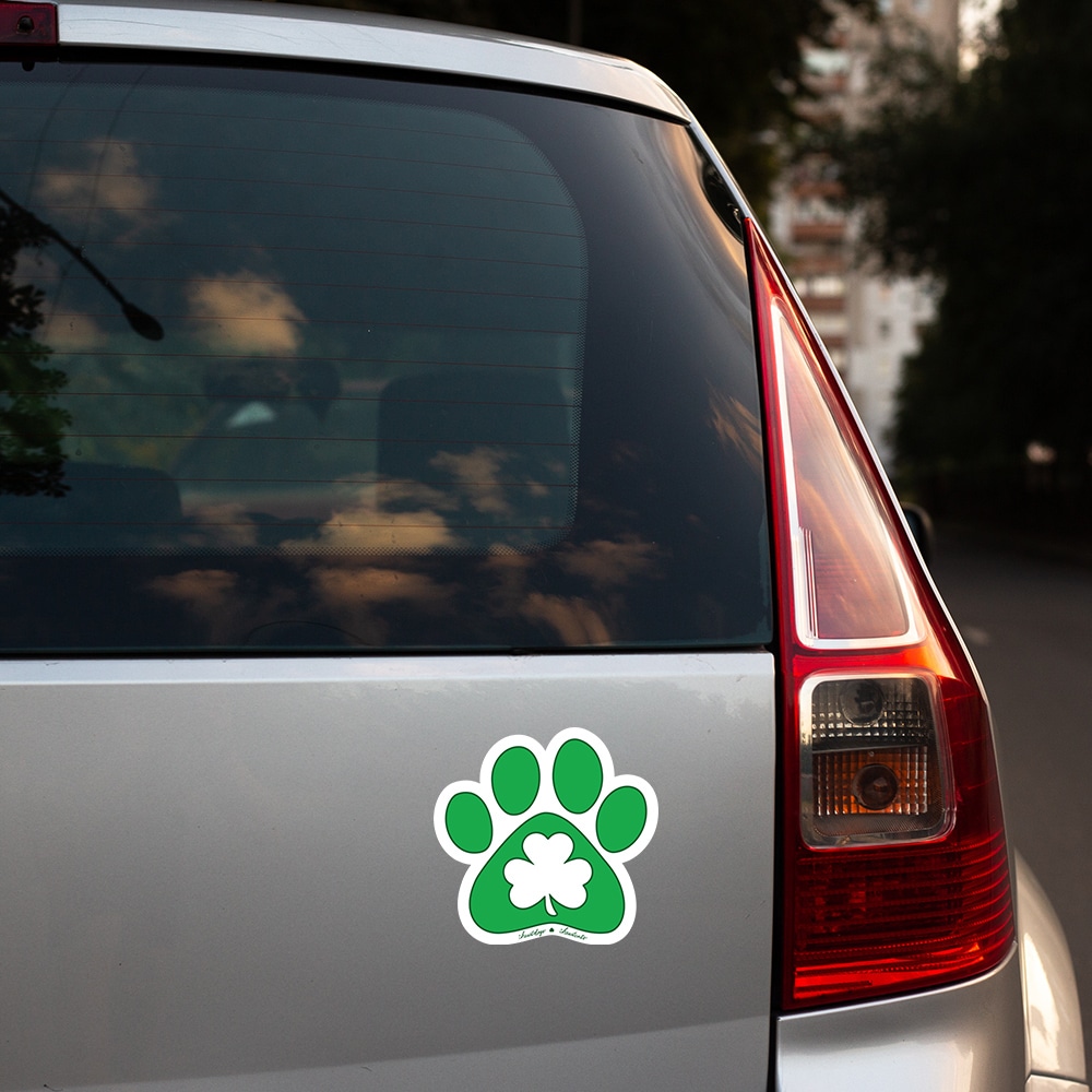 St Patrick’s Lucky Cat Paw - Car Magnet- Great for Kitchen Fridge, Home Decor- Helps Feed Hungry Shelter Dogs in Need - Image 3