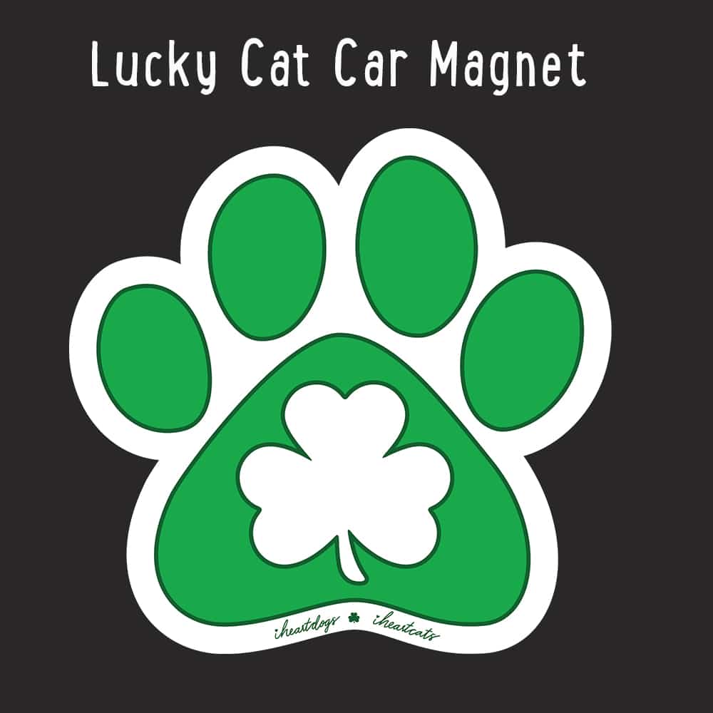 St Patrick’s Lucky Cat Paw - Car Magnet- Great for Kitchen Fridge, Home Decor- Helps Feed Hungry Shelter Dogs in Need - Image 7
