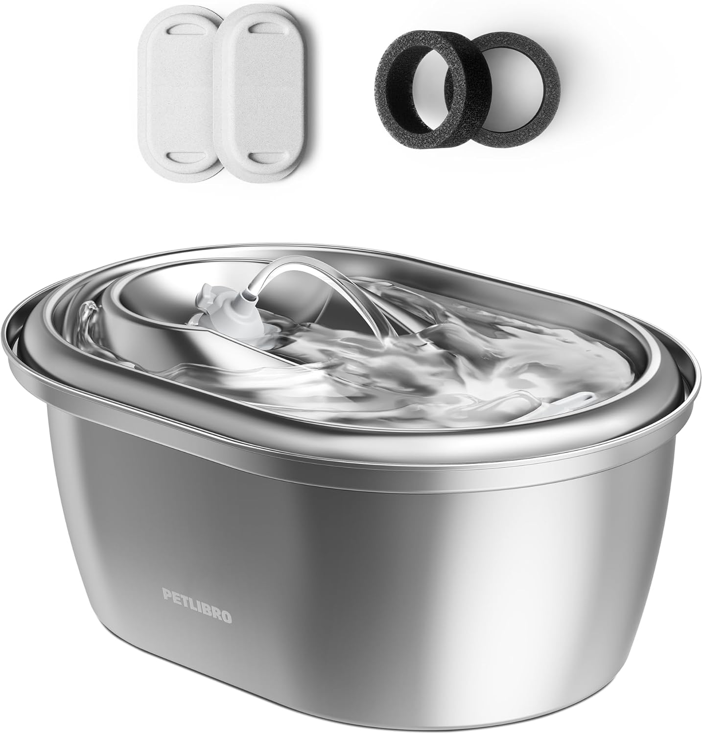 PETLIBRO Cat Water Fountain Stainless Steel