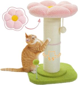 PEQULTI Flower Cat Scratching Post