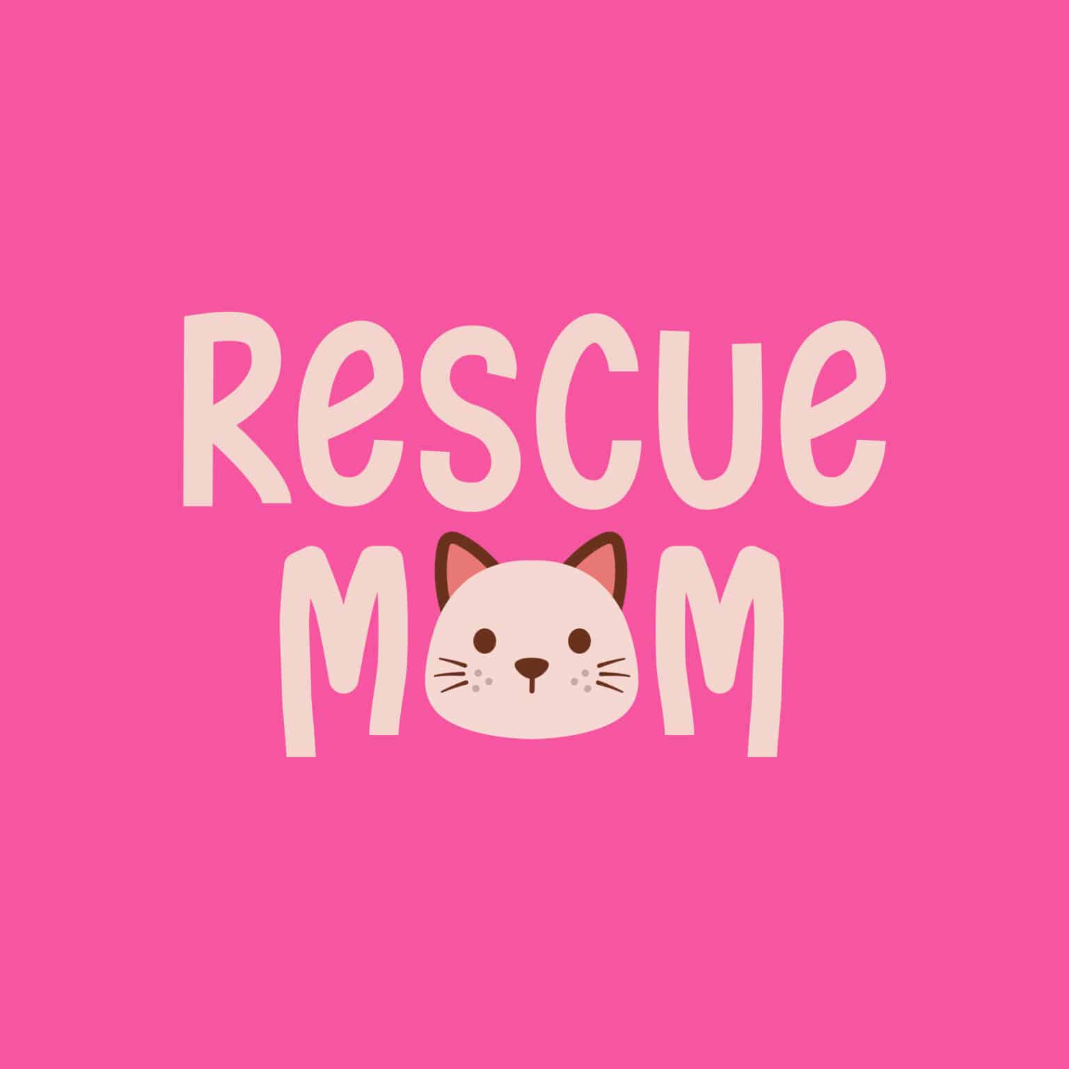Rescue Mom Club Hoodie Heliconia - iHeartCats.com