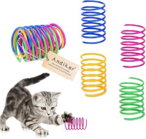 Andiker Interactive Cat Spiral Creative Spring Toy