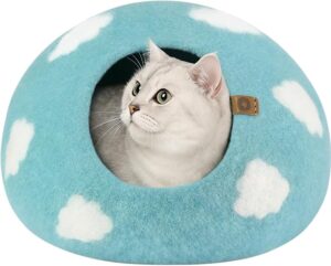 MEOWFIA Cat Cave – Premium Felt Cat Bed