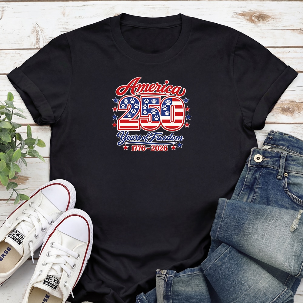 America 250 Pawtriot Edition Standard Tee Black