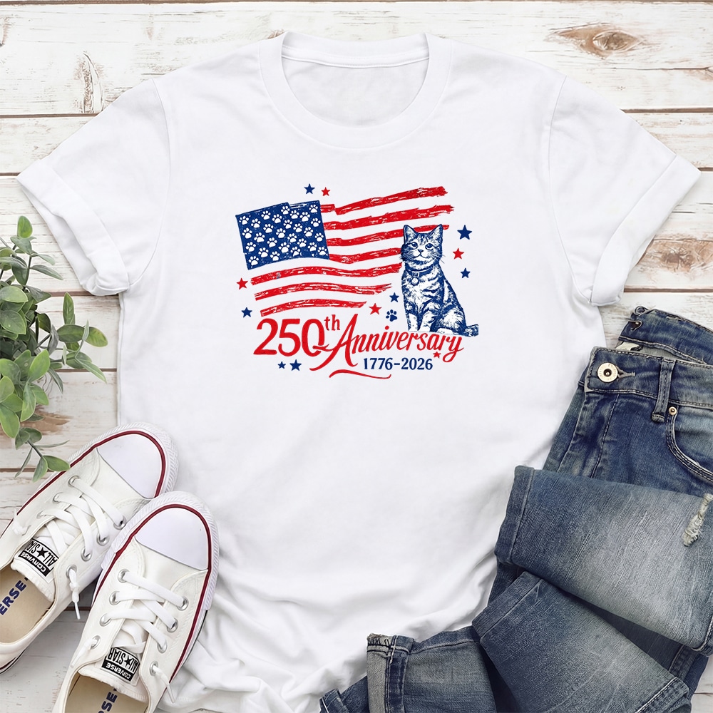 1776-2026 250th Anniversary Standard Tee White