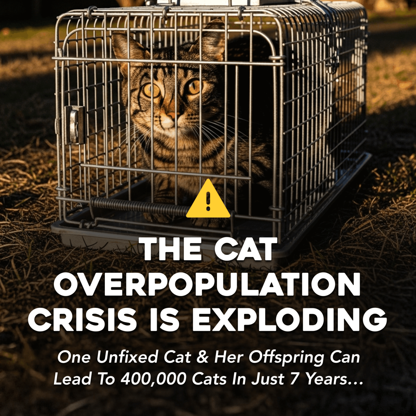 Donate to Help The Cat Overpopulation Crisis - Trap, Neuter, Release