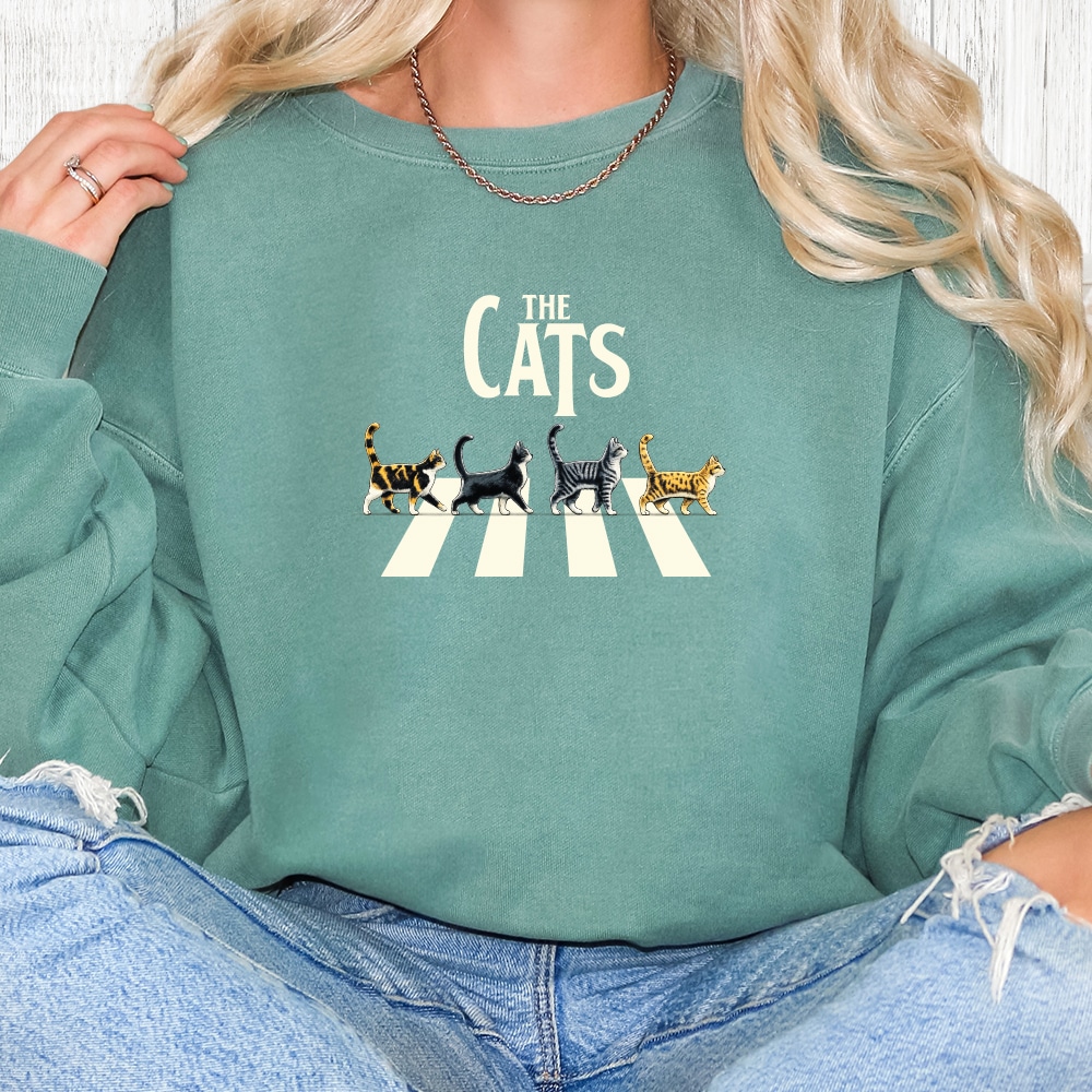 Comfort Colors Retro Catwalk Premium Sweatshirt – Light Green