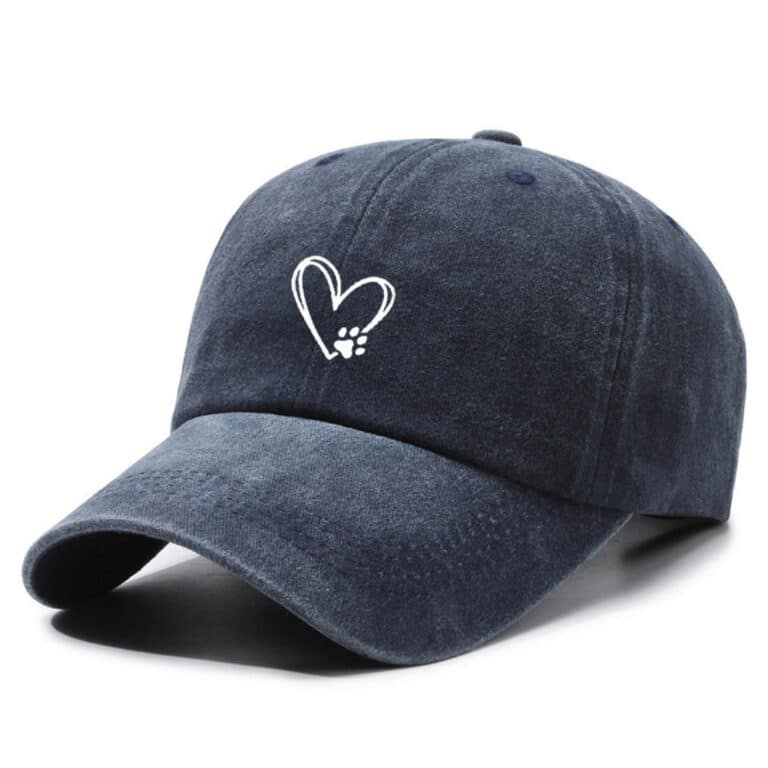 Heart & Paw Everyday Hat – Navy