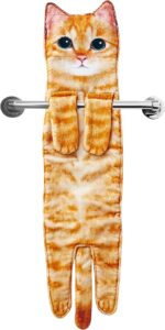 Funny Hand Towels - Cute Cat Decor