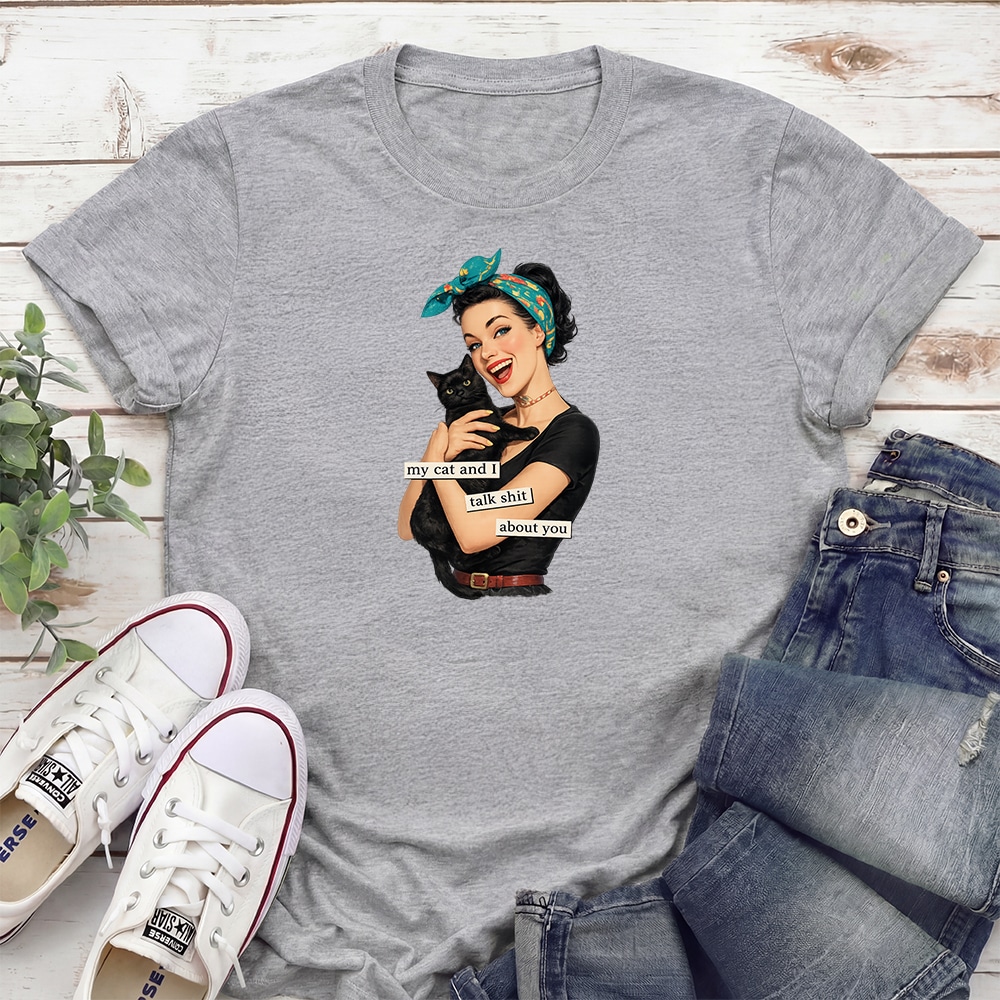 We Talk About You Standard Tee Heather Grey