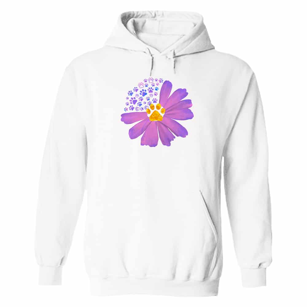 Where Love Blooms Hoodie White