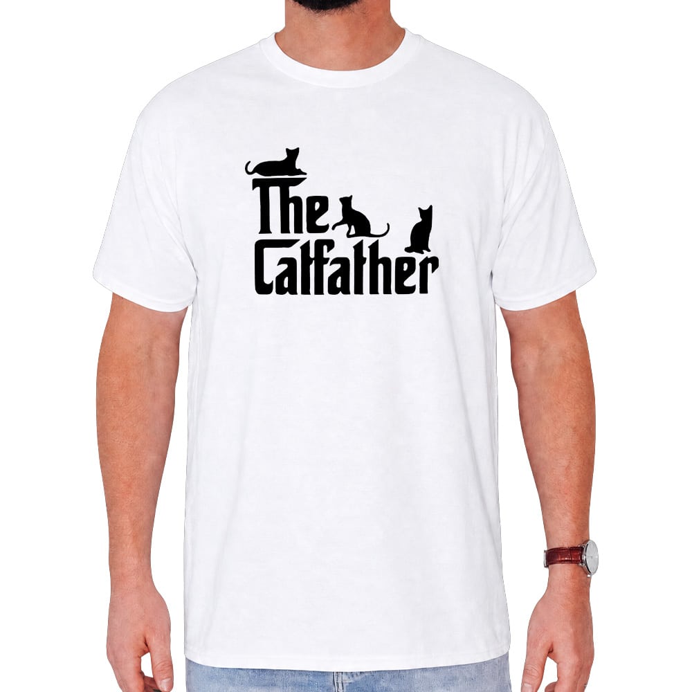 The Catfather Standard Tee White