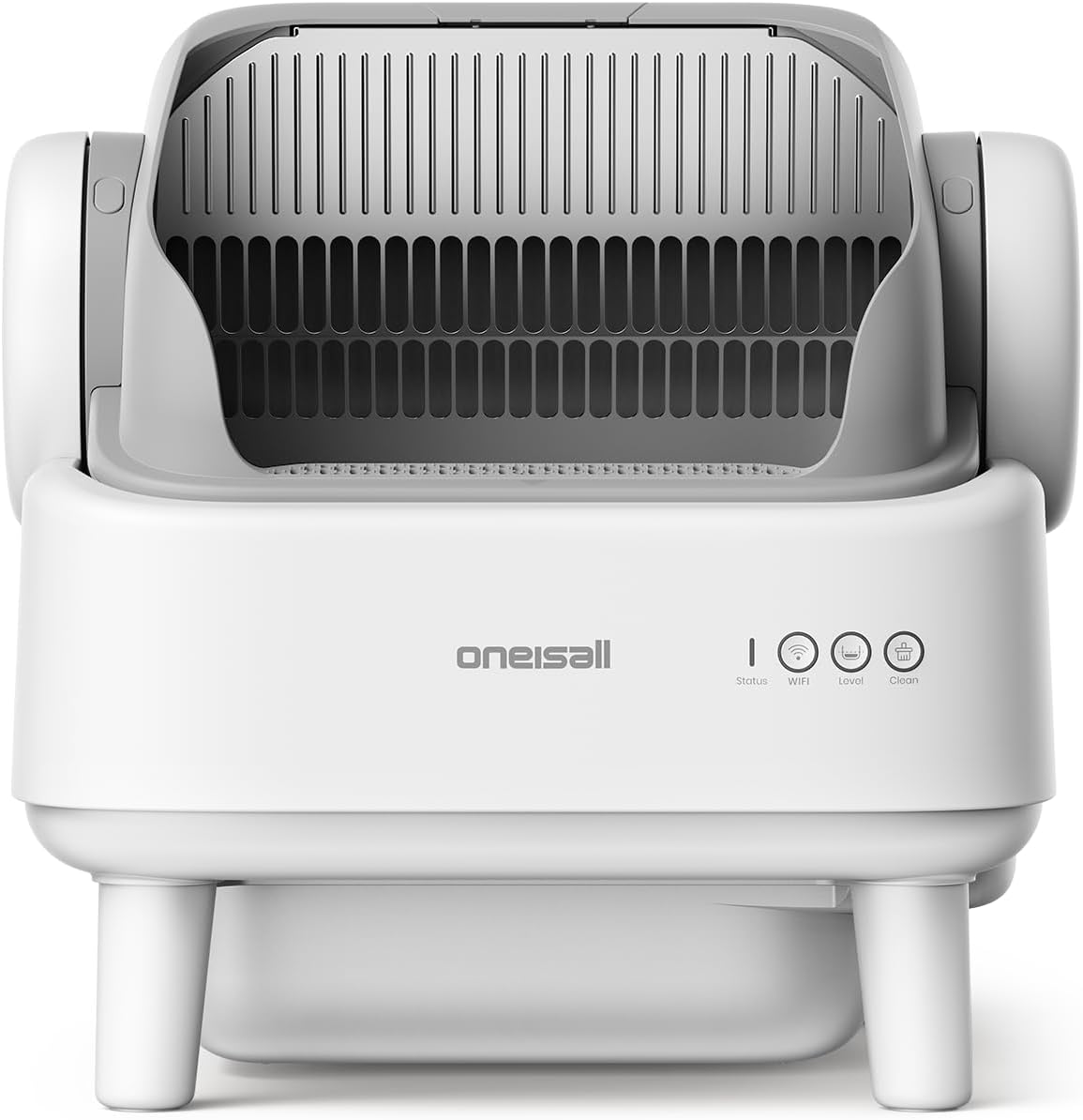 oneisall Rinsable Self-Cleaning Cat Litter Box with EaseClean™ System