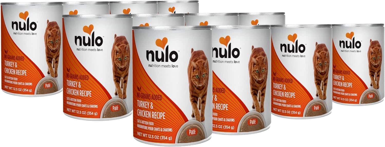 Nulo Turkey & Chicken Recipe Pate Wet Canned Cat Food