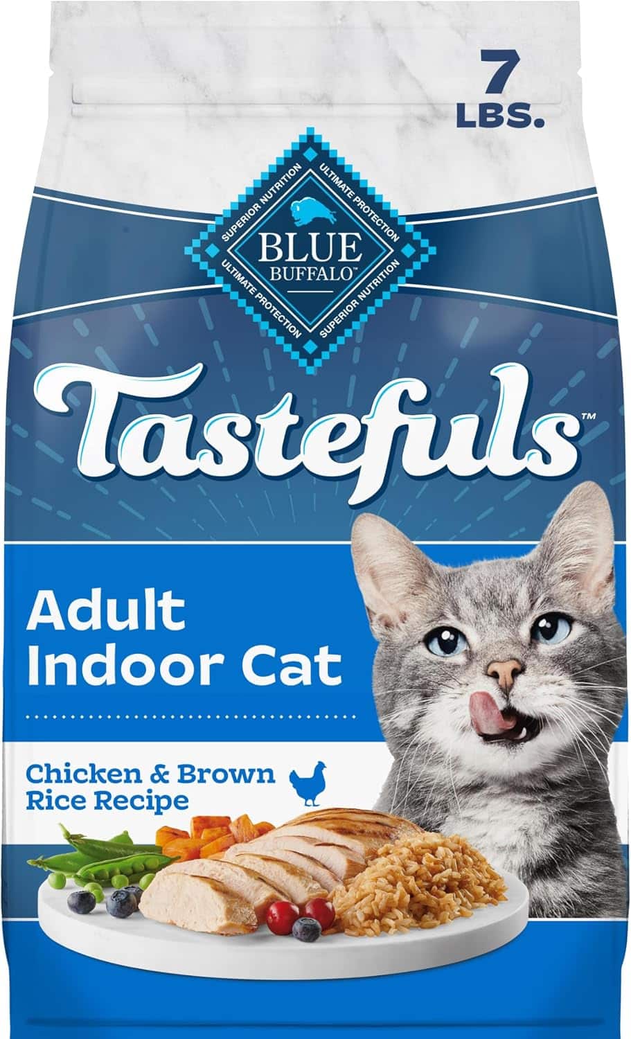 Blue Buffalo Tastefuls Chicken Adult Indoor Dry Cat Food