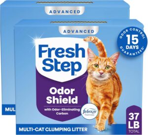 Fresh Step Advanced Odor Shield Multi Cat Clumping Litter 
